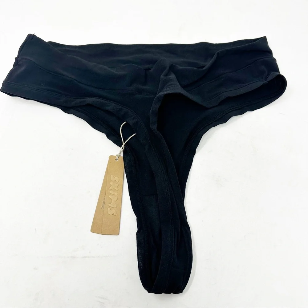 SKIMS Fit Everybody Thong Onyx NWT in Size 2X - Picture 5 of 5